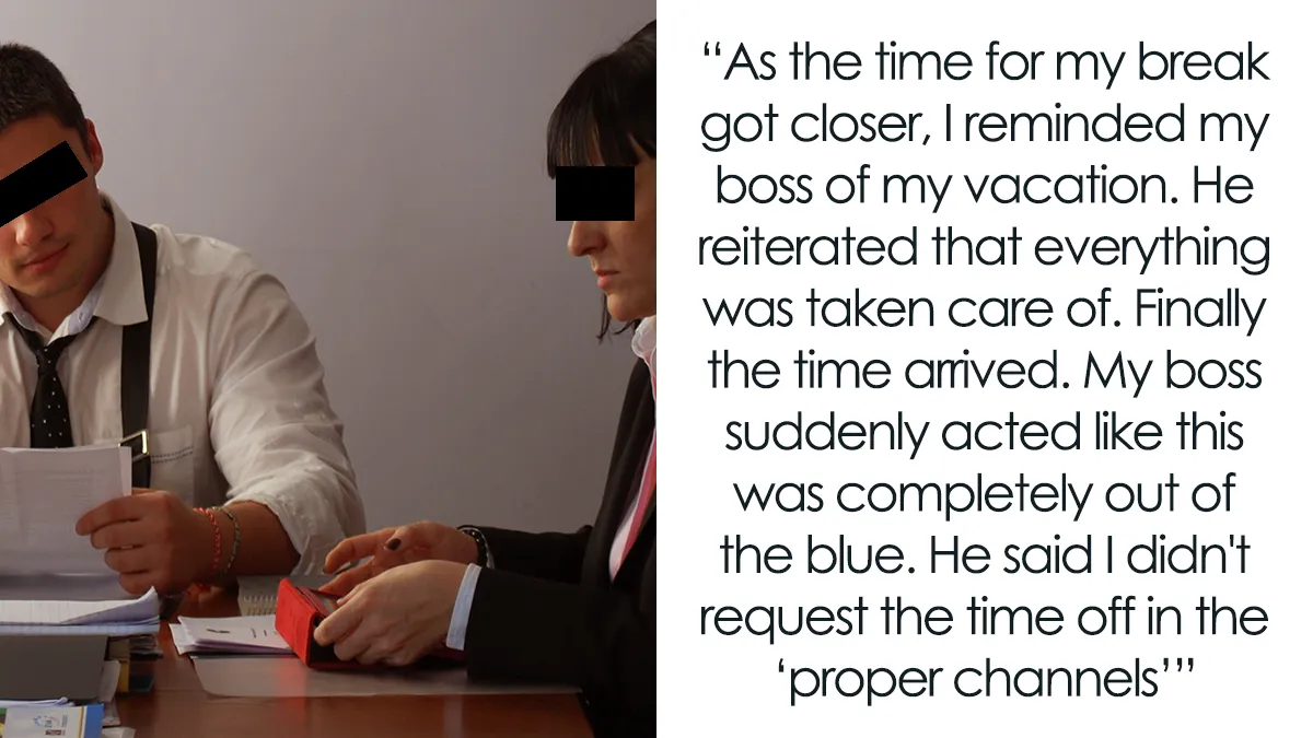 Boss Ignores Employee's Time Off Request After Approving It Twice, Changes His Mind After The Employee Says They're Quitting
