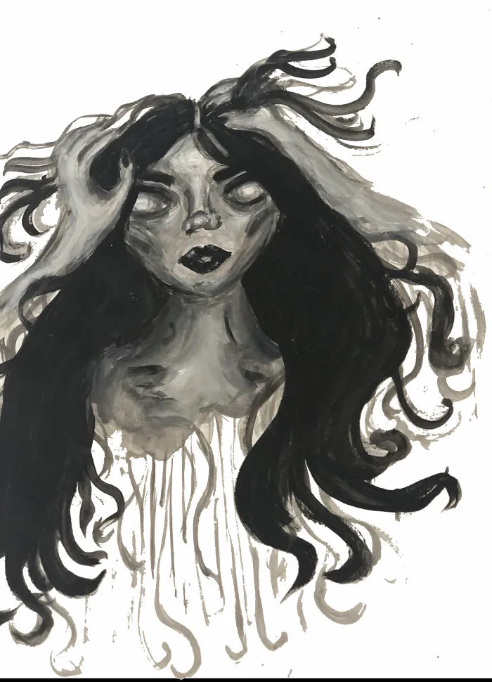 Girl With Blank Eyes
