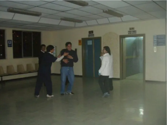 Just Some Bros Playing Around In A Building. Nothing Creepy At All!