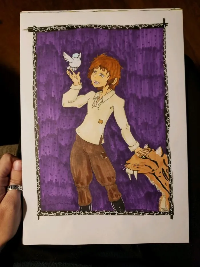 Daughter Drew For My Book Cover