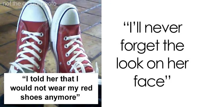 Micromanaging Boss Writes This Man Up For Wearing Red Shoes To Work, So He Followed The Dress Code To The Book