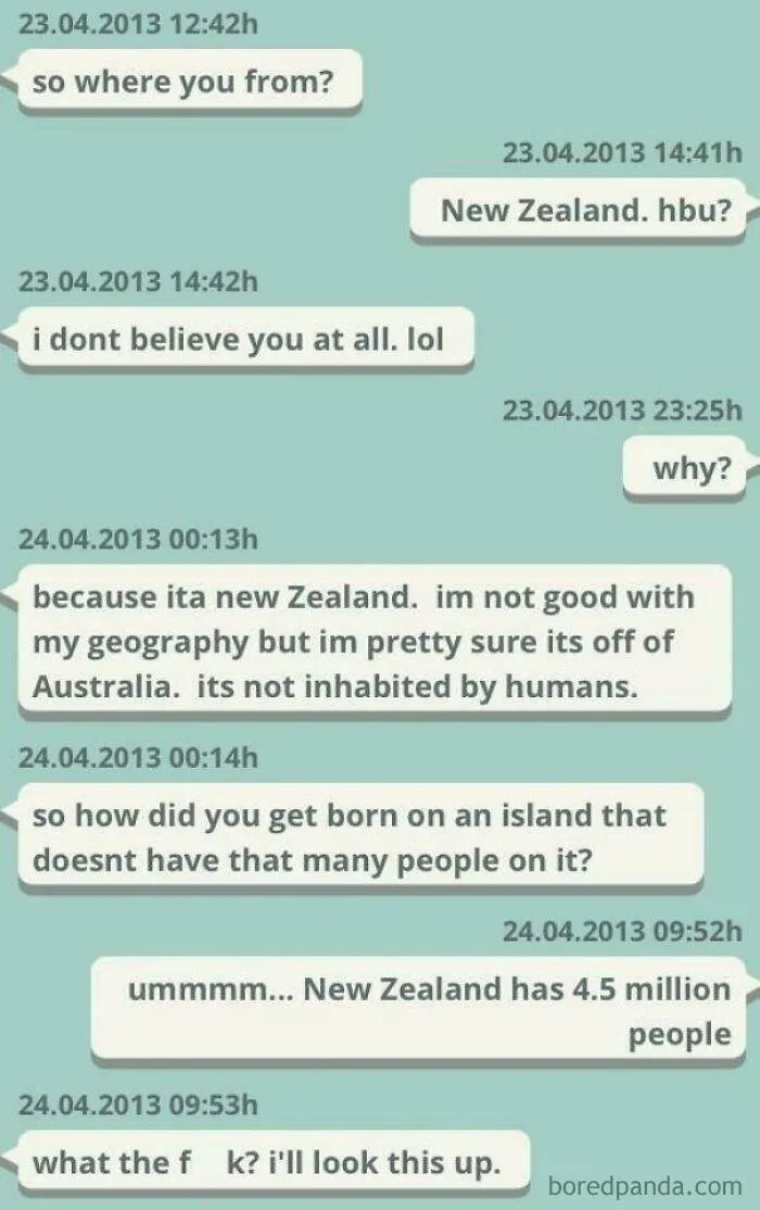 Is Not Good With His Geography