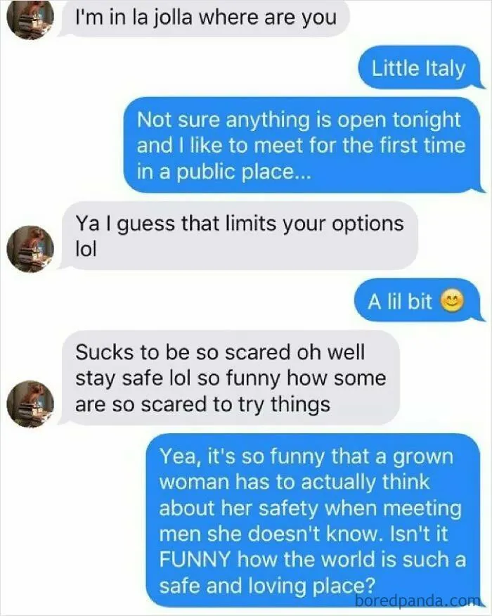 50 Terrifying Stories That Prove Why Women Are Afraid Of Rejecting Men, As Shared By The 'Bye Felipe' Instagram Account