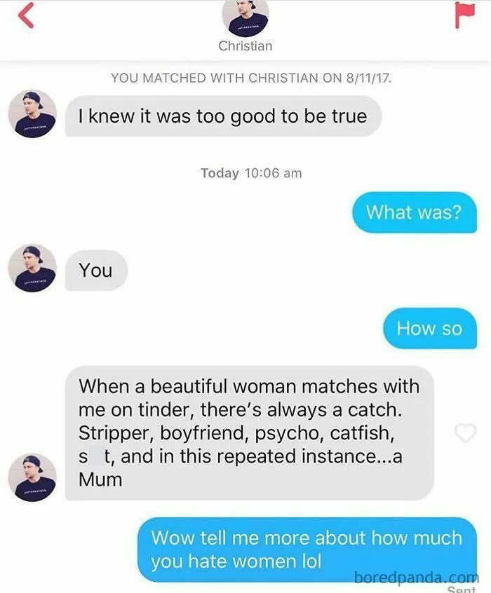 50 Terrifying Stories That Prove Why Women Are Afraid Of Rejecting Men, As Shared By The 'Bye Felipe' Instagram Account