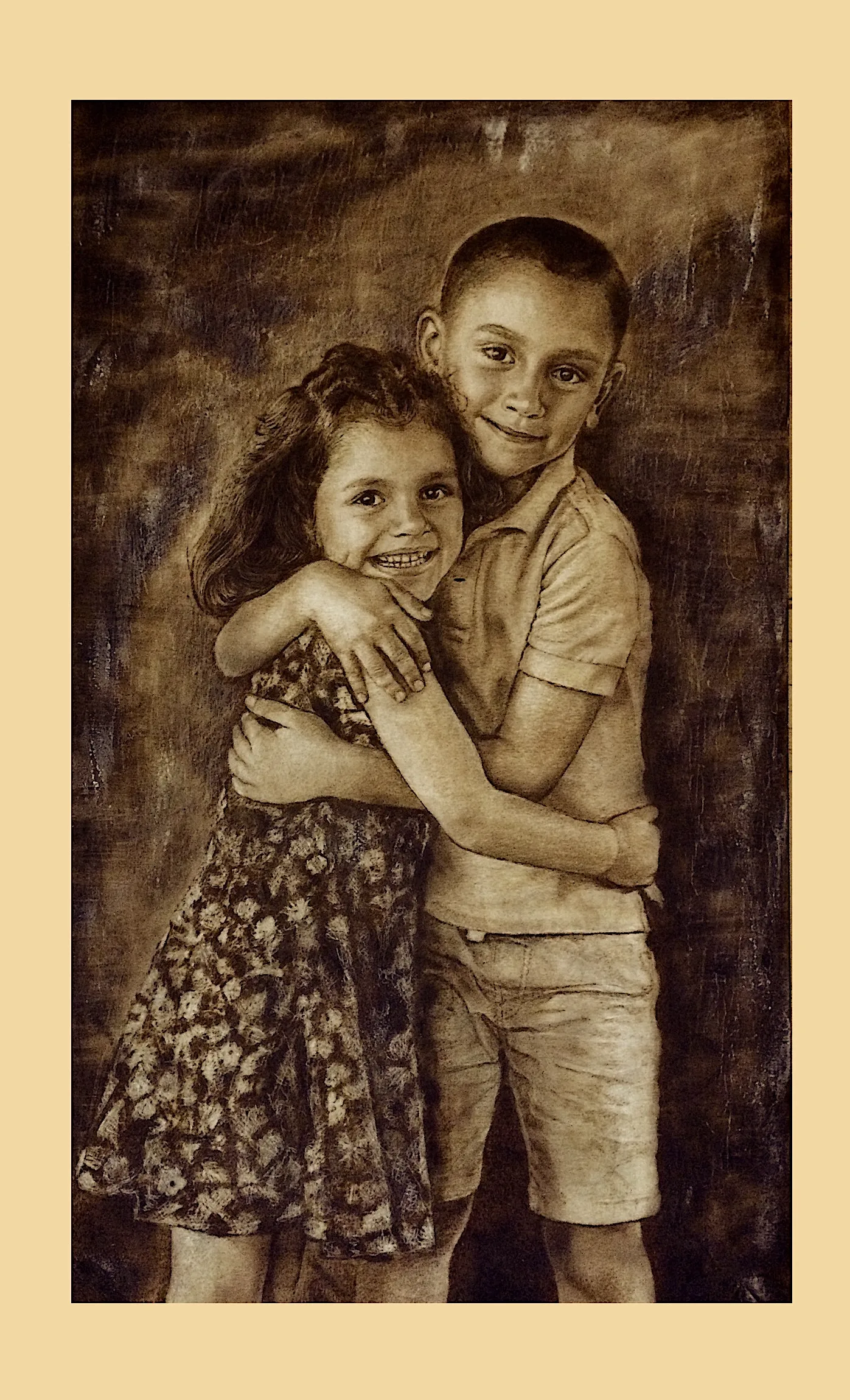 Portraits - Wood Burning Art