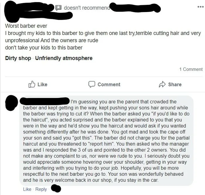 35 Of The Funniest Business Comebacks To Negative Fake Reviews