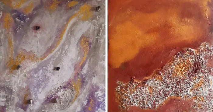 Some Seriously Satisfying Textured Abstract Wall Artworks By This Artist