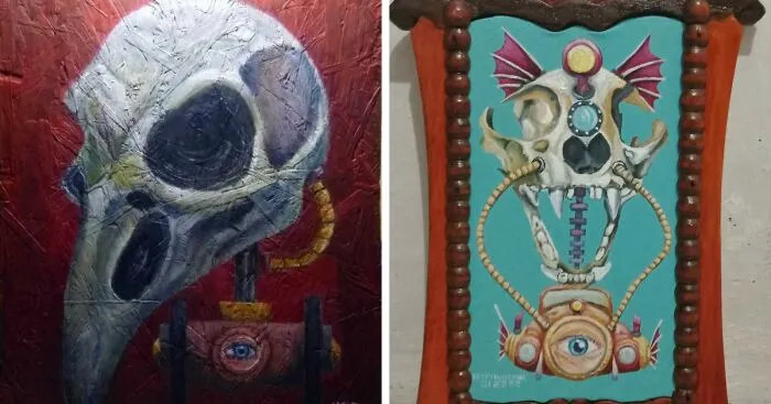 I Made Skull Versions Of Oracles (10 Pics)