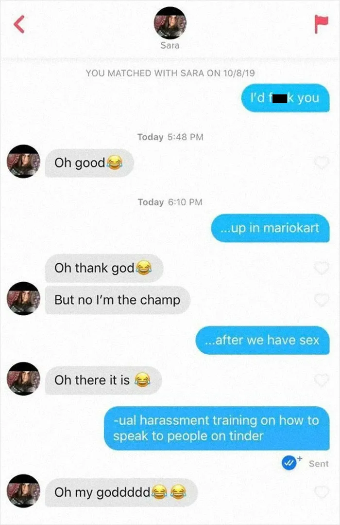 'Funny Tinder Screenshots': 40 Times Tinder Matches Were Actually Funny