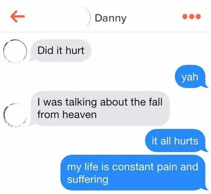 'Funny Tinder Screenshots': 40 Times Tinder Matches Were Actually Funny
