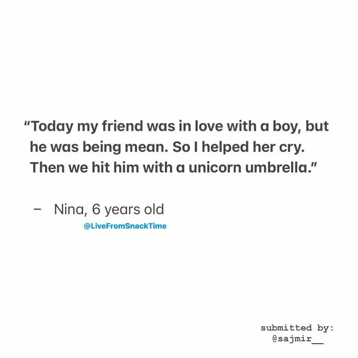 The Person Who Tagged You Promises To Always Protect You With A Unicorn Umbrella