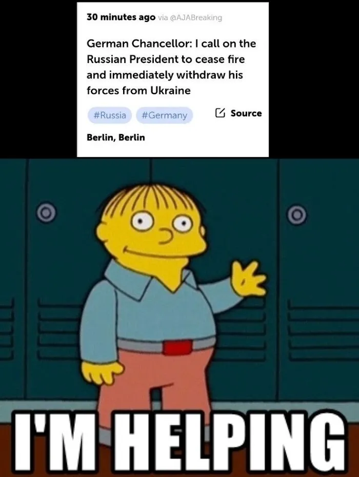 30 Memes And Reactions Mocking Germany’s Insufficient Response To Russia’s Invasion Of Ukraine
