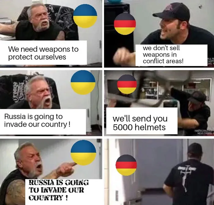 30 Memes And Reactions Mocking Germany’s Insufficient Response To Russia’s Invasion Of Ukraine