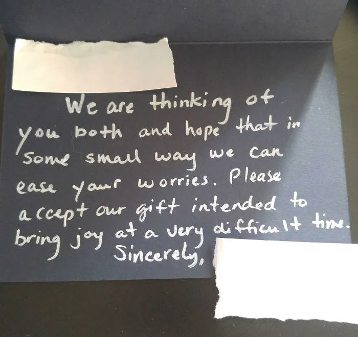 My Husband Has Been In The Hospital For 4 Months Dealing With A Brain Tumor, And I Brought Him Home. He Is Bedridden And Needs Total Care. My Brother's Boss Gave Me This
