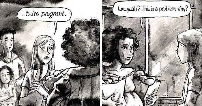 I'm Creating A Dark Comic Series With Lots Of Twists, Secrets, Creepy Characters And Spooky Pen And Ink Artwork, Here's Part 4