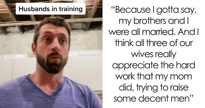 Mom Made This Curriculum To Make Her 3 Sons Good Future Husbands, One Of The Sons Shares His Experience Years Later
