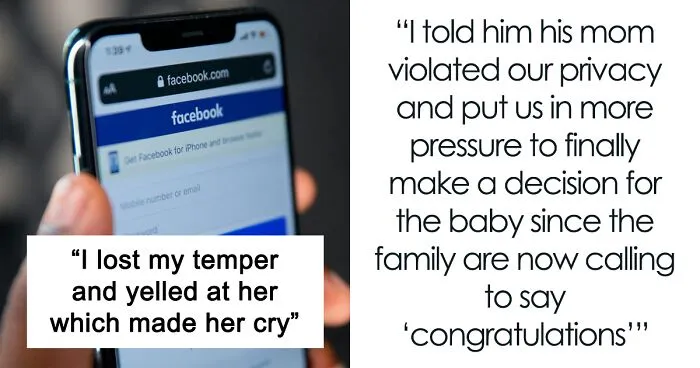 “She Logged Into My Husband's Facebook Account”: MIL Announces Daughter-In-Law’s Pregnancy, Is Hurt When She Gets Yelled At