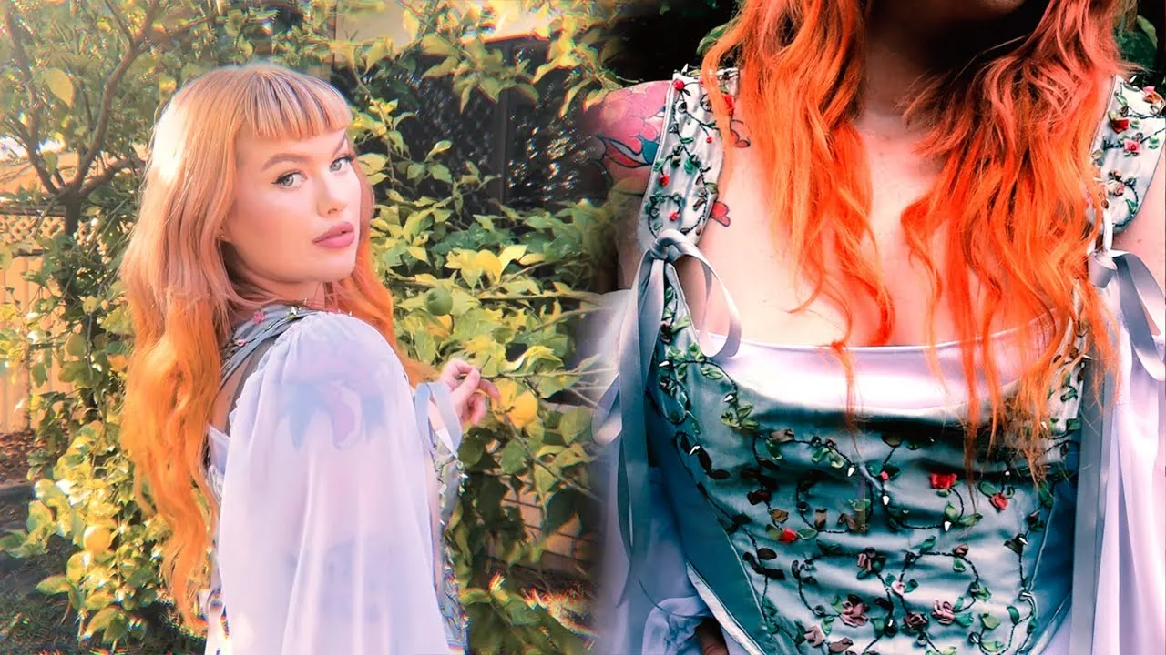 I Made A Secret Garden Inspired Dress