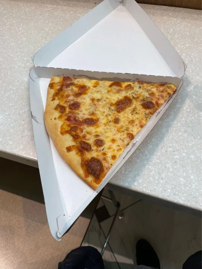 Was Given Pizza Like This. I Have No Words