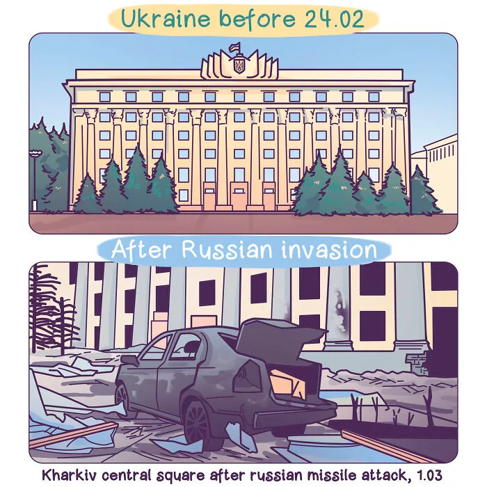 After I Volunteered In Ukraine, I Made These 22 Comics Depicting What's Going On There