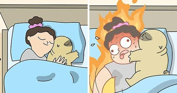 30 New Adorably Funny Comics About A Dog And Its Owner By This Artist