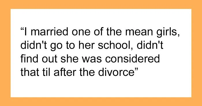 30 People Who Got Married To The Popular Kids In School Reveal What They Are Like Now