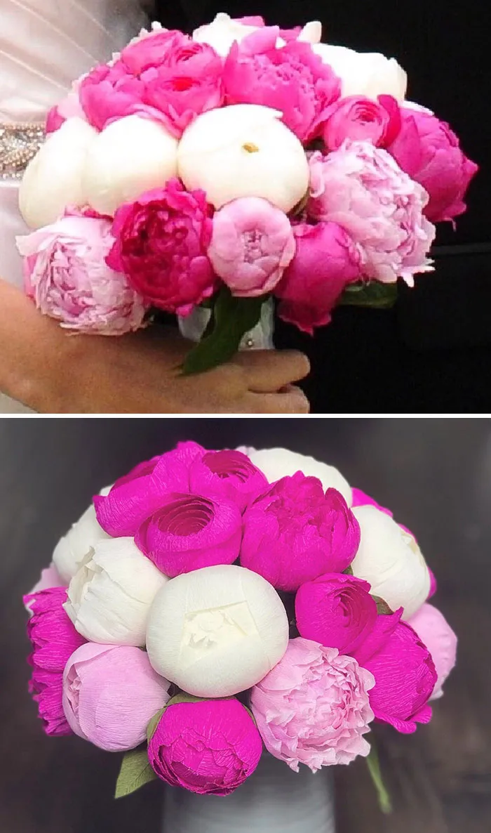 A Guy Asked If I Can Recreate His Wedding Bouquet From Paper So He Can Gift His Wife On Their Anniversary