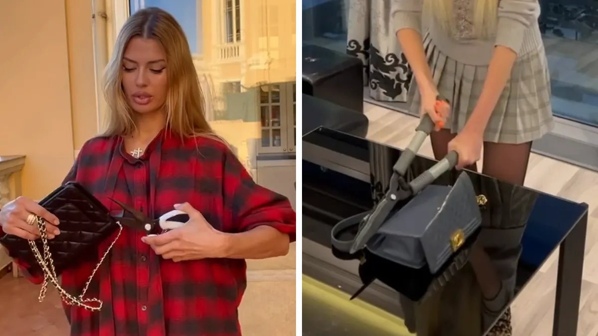 Russian Influencers Are Destroying Chanel Bags In Protest Of Sales Ban, The Internet Puts Them In Place By Reminding About The War That's Still Going On