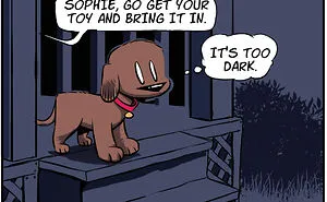 My Comics About My Scaredy Cat Rescue Dogs