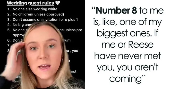 "No Boring People": Woman Goes Viral For Listing 13 Rules For Guests At Her Future Wedding