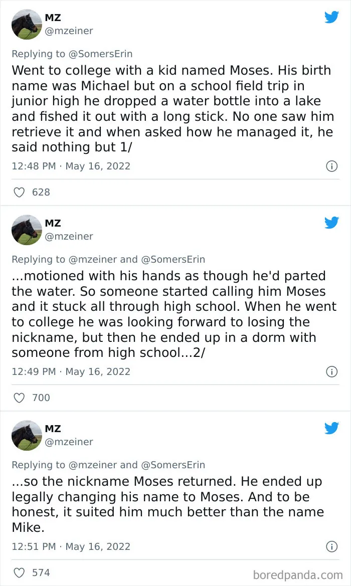 People Are Sharing The Weirdest And Wildest Reasons Why They Got Their Nicknames, And Here Are 30 Hilarious Tweets