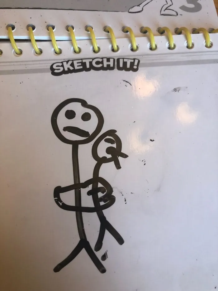 This Is What Telestrations Is Like In My Family.