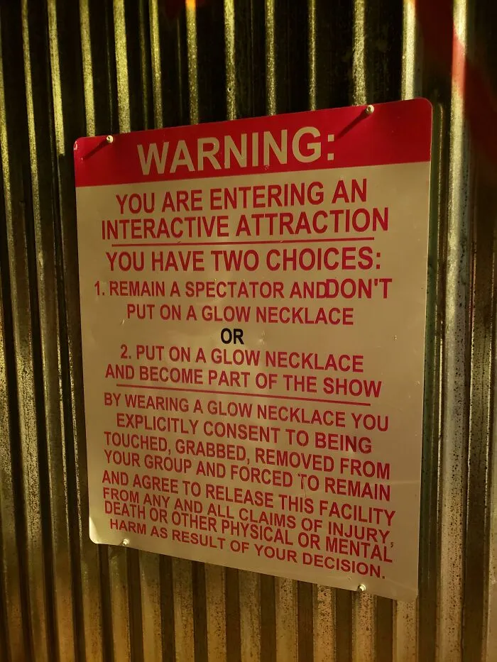 At Least They Give You A Choice.