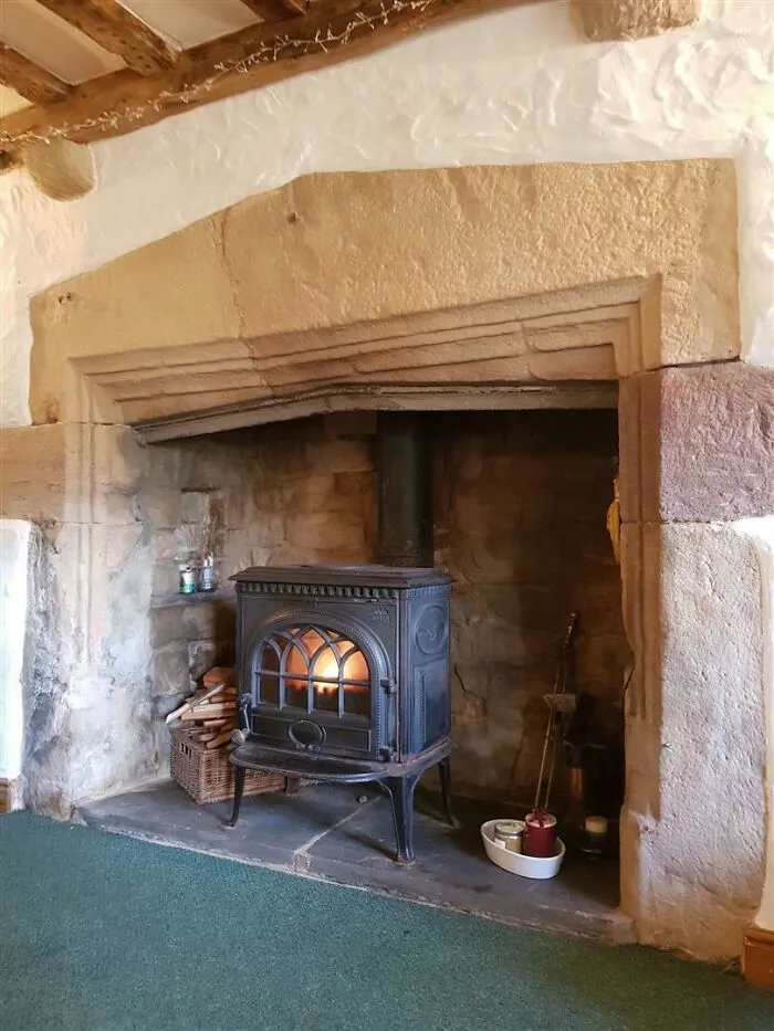 Chimenea de 1500 en mi casa de campo de 1640