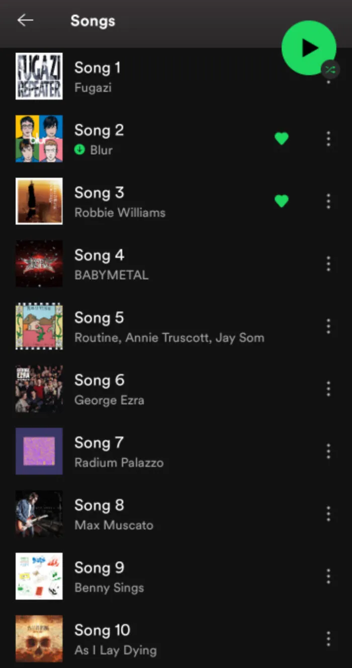 Songs