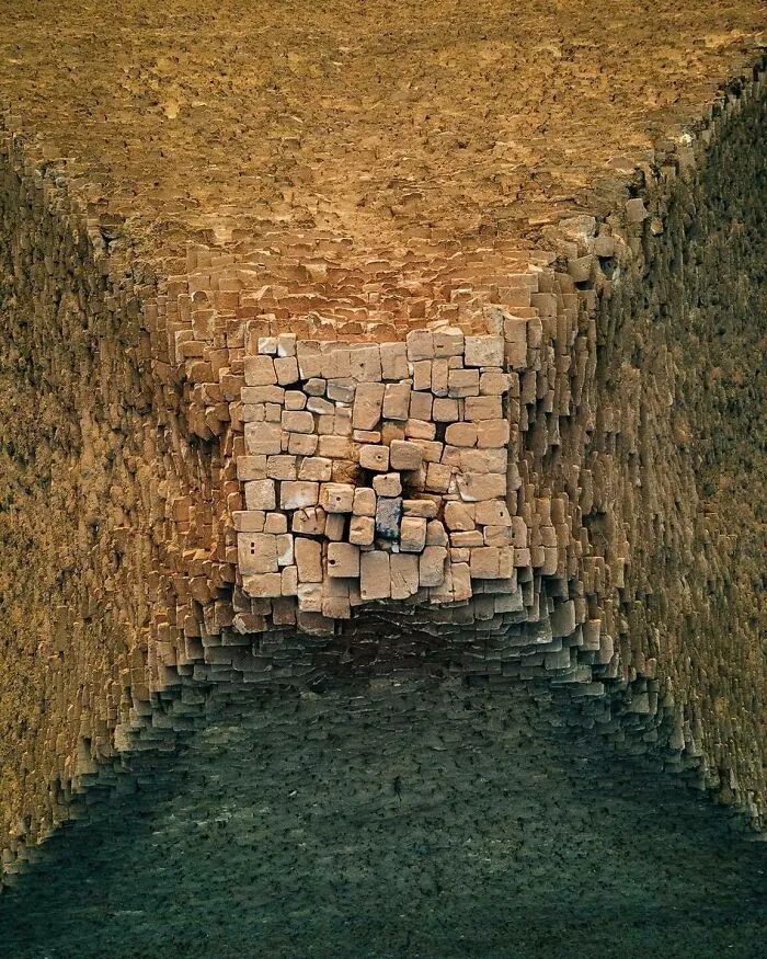 The Top Of The Great Pyramid Of Giza, Egypt