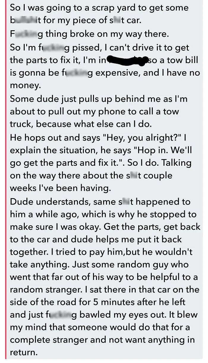 Random Bro Keeping Me From Having A Meltdown Today