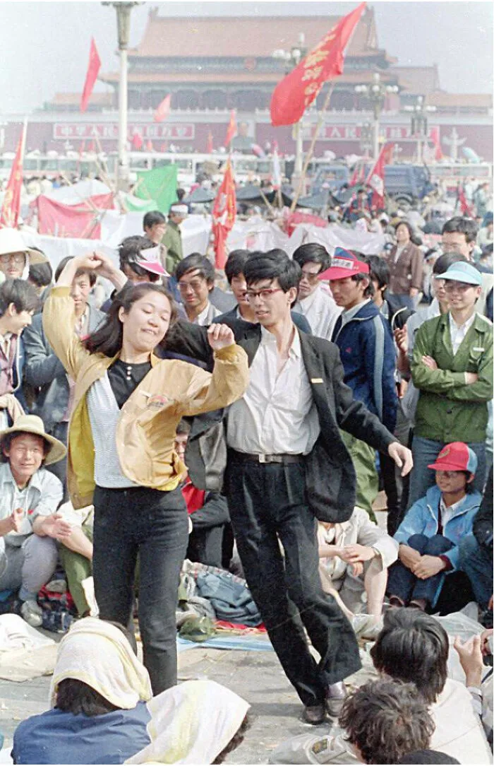 Tiananmen Square Just Before The Massacre, June 4, 1989 