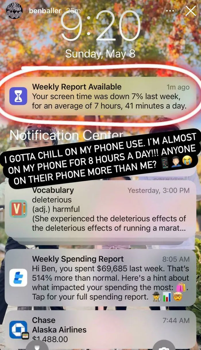 Ugh My Screen Time Is So High