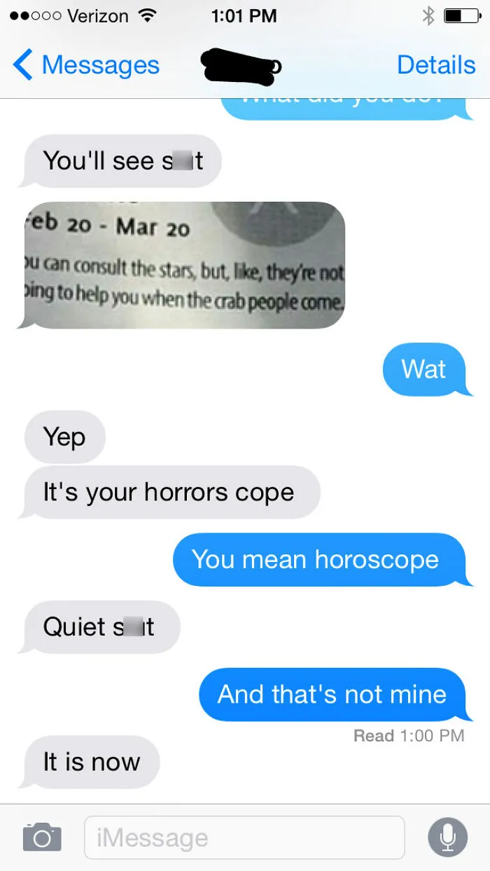 Horrors Cope
