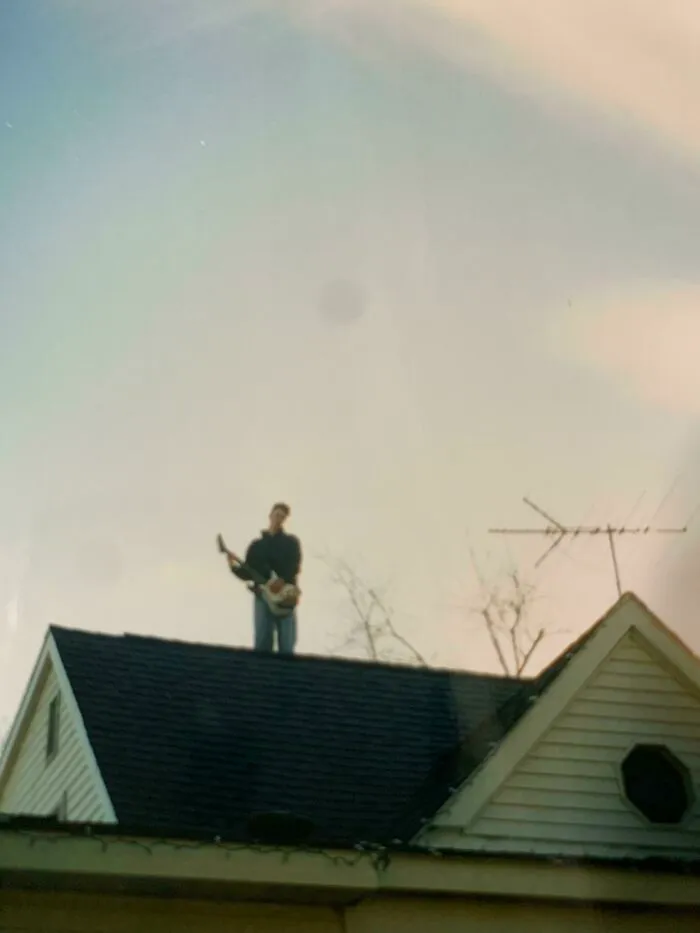 My Husband Made His Sister Take This Photo Of Him. He Was In A Band