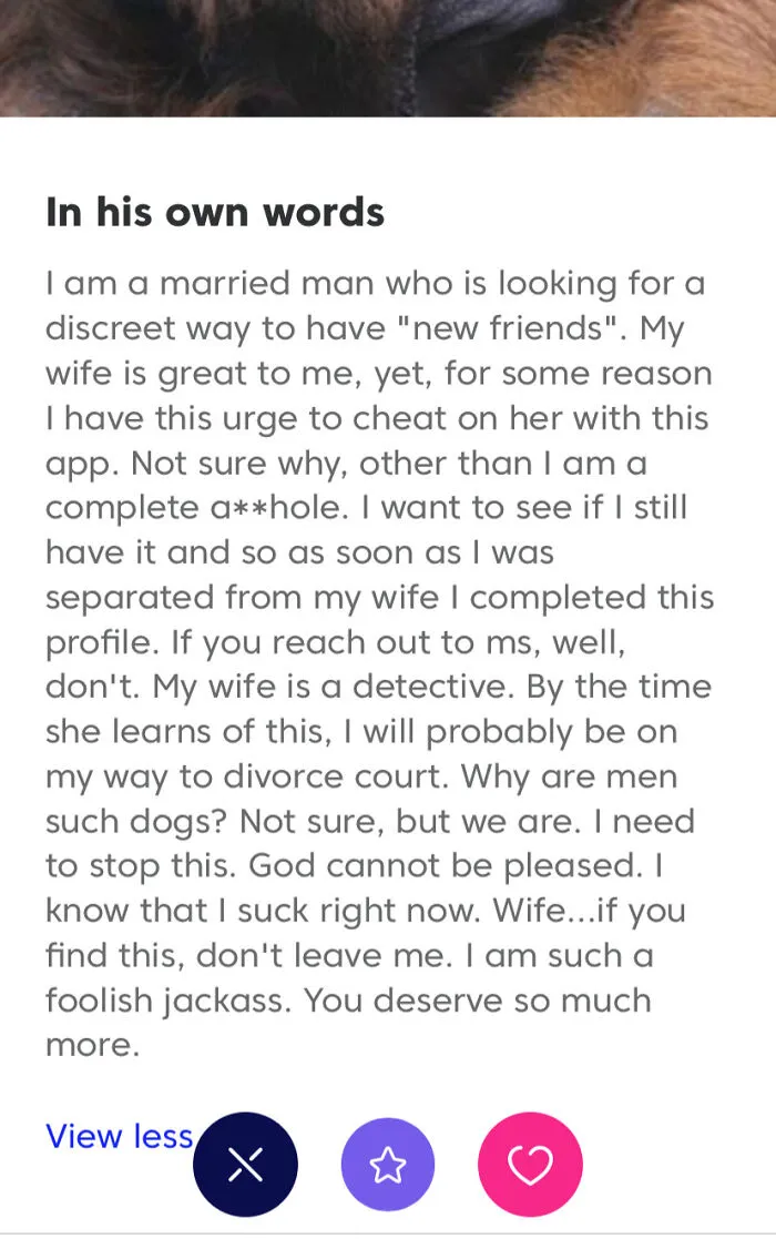 Do You Think His Wife Wrote This?