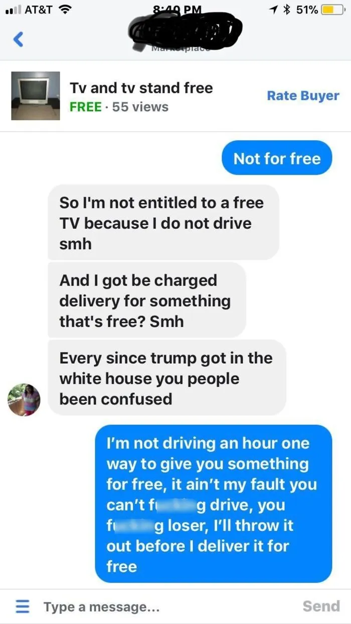 Wanting A Free TV Delivered