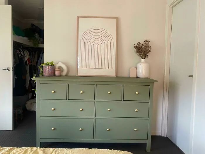 I Gave My Old Hemnes Dresser A Lick Of Paint