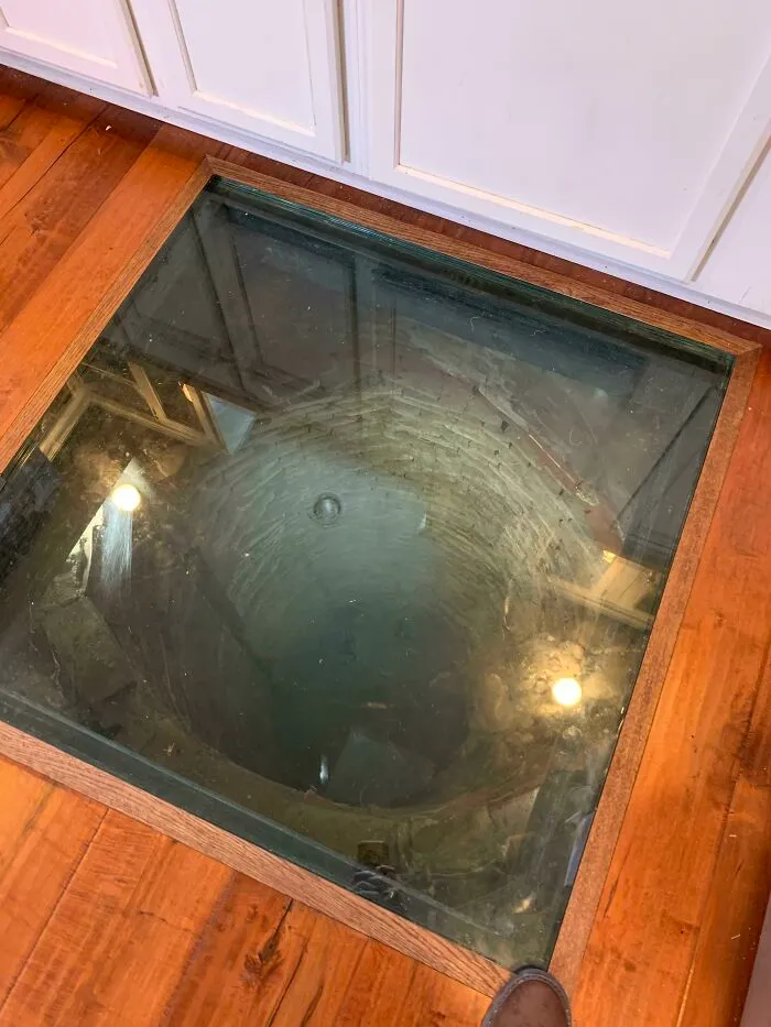 Someone I Know Has A Glassed Over Well In Their Kitchen From The Mid-1700s