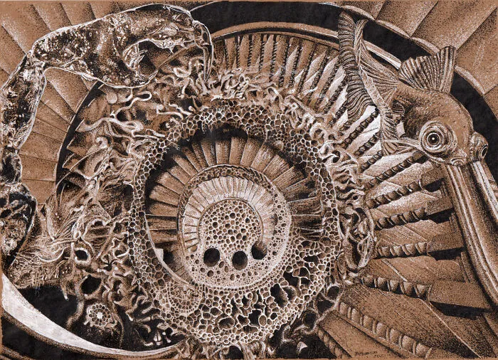 My Graphic Experiments On Craft Paper (13 Pics)