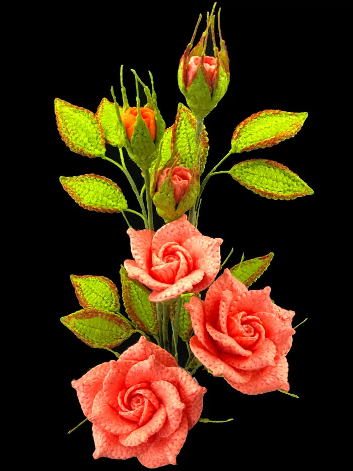 Do You Like My Crochet Mini Roses?