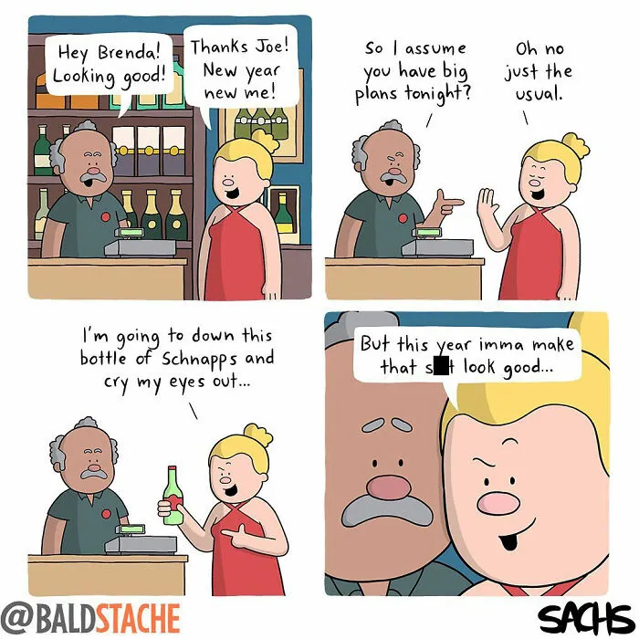 Artist Creates Hilariously Ridiculous Comics With Absurdly Unexpected Twists (30 Pics)