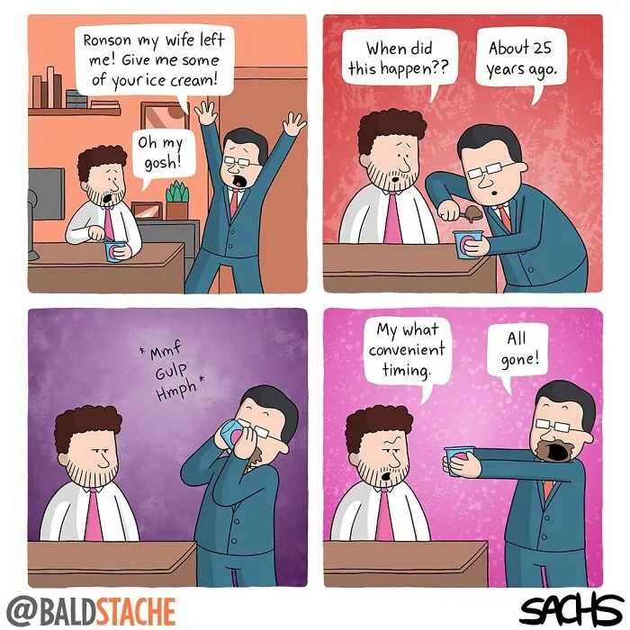 Artist Creates Hilariously Ridiculous Comics With Absurdly Unexpected Twists (30 Pics)