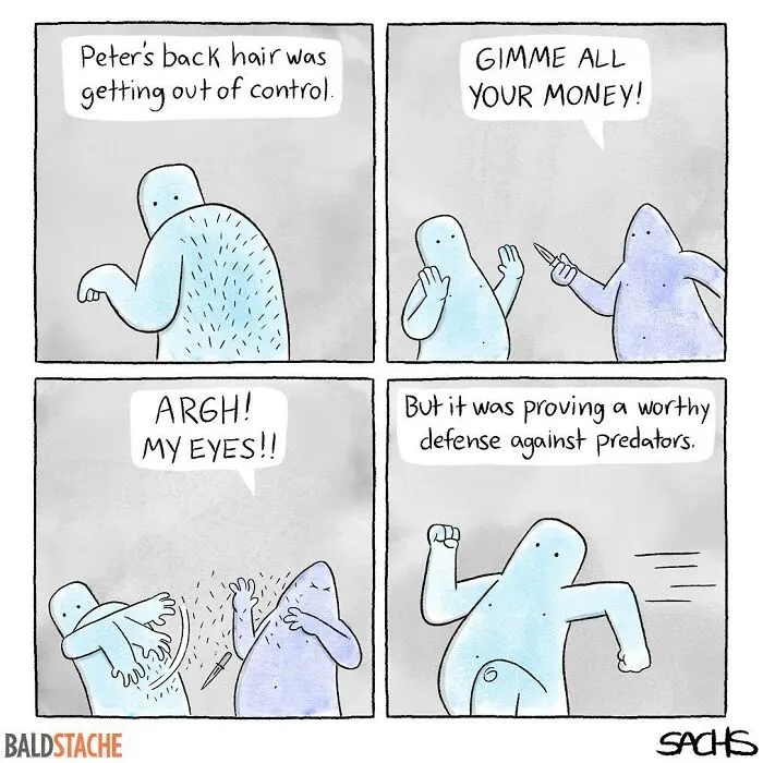Artist Creates Hilariously Ridiculous Comics With Absurdly Unexpected Twists (30 Pics)